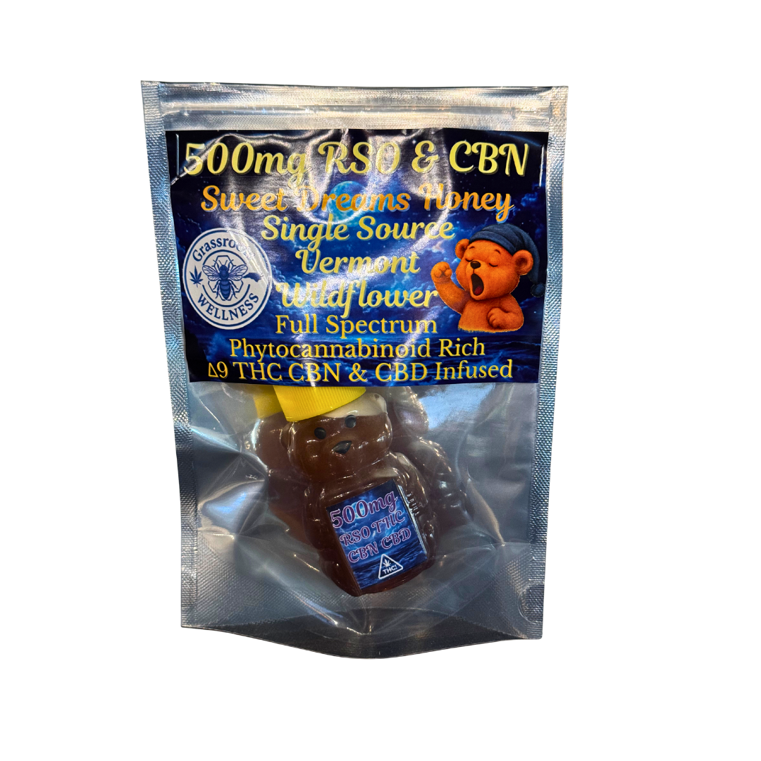 Grassroots Wellness | RSO Honey | 500mg / Vermont Wildflower